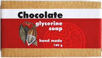 Čokoládové mýdlo glycerínové, 90g