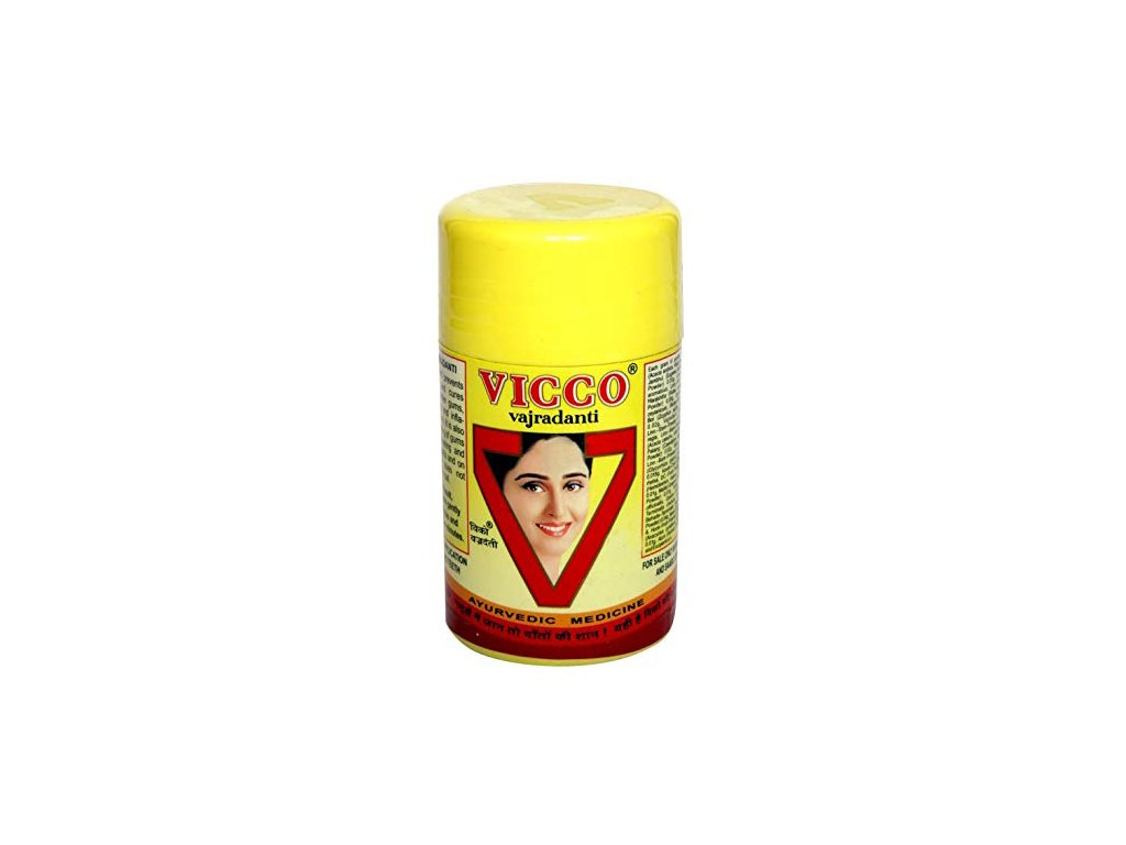 Zubní prášek Vajradanti Vicco