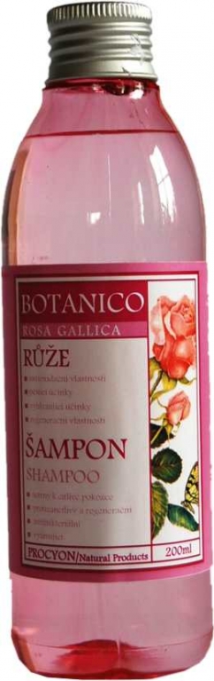 Šampon z extraktu z růže